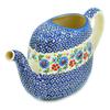Polmedia Polish Pottery Watering Can - Daisy Daze Pattern Handmade in Boleslawiec Poland + Certificate of Authenticity view 1