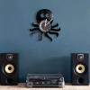 12In Wall Clock Silent Non-Ticking Nautical Wall Art Vinyl Record Wall Clock Deep Sea Navy Home Decor Modern Clock Wall Watch view 3