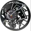 12In Wall Clock Silent Non-Ticking Photography Vinyl Record Wall Clock Home Decor Shutter Lens Film Camera Digital Retro Photo Shoot Art Photographer Wall Clock view 2