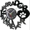 12 Inch Round Wall Clock Dog Breed Vinyl Record Wall Clock Dog Owner Home Decor Exclusive Wall Clock Made of Real Vinyl Record view 2