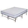 Zayton, 14-Inch Quickbase Metal Platform Bed Frame Foundation with 5" Medium Firm Tight Top High Density Foam Mattress, King, Gray view 3