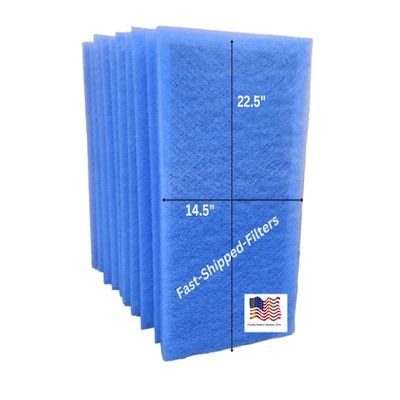 Fast-Shipped-Filters 24 Pack 16x25 Replacement Filter Pads Designed to Fit Dynamic Air Cleaner Refill Blue