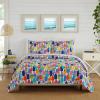 Makers Collective Kate NELLIGAN Quilt Set, Twin, Buoys Multi view 1