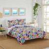 Makers Collective Kate NELLIGAN Quilt Set, Twin, Buoys Multi view 2