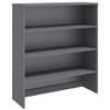 QZZCED Top for Highboard Dark Gray 35.4"x11.8"x39.4" Solid Wood Pine,Decorative Cabinet,Sideboard,Storage Furniture,for Kitchen, Dining Room, Living Room, Hallway view 3