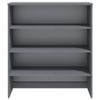 QZZCED Top for Highboard Dark Gray 35.4"x11.8"x39.4" Solid Wood Pine,Decorative Cabinet,Sideboard,Storage Furniture,for Kitchen, Dining Room, Living Room, Hallway view 4