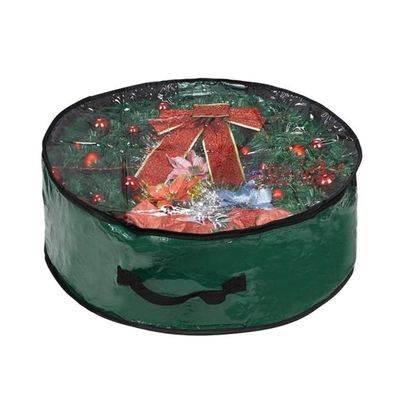 NOBRIM Wreath Storage Bag Foldable Christmas Tree Bag for Storing Christmas Tree Garland Home Storage Ornaments