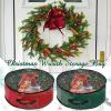 NOBRIM Wreath Storage Bag Foldable Christmas Tree Bag for Storing Christmas Tree Garland Home Storage Ornaments view 3