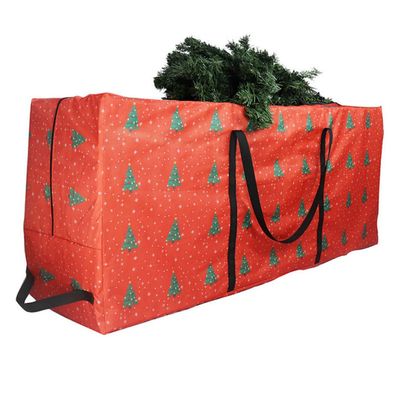 LELAMP Xmas Wreath Storage Bag Fits Up to 7.5 Foot Holiday Xmas Disassembled Trees Dual Zip Waterproof Material Protects from Dust Storage Bags