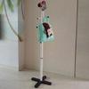 ARZARF Entryway Coat Rack 138cm 6 Hooks Children Cloth Coat Racks, Floor Standing Hall Furniture, Simple Wooden Clothes Shlef, Bedroom Living Room Stands Free Standing Coat Rack (Color : 1) view 1