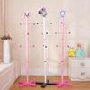 ARZARF Entryway Coat Rack 138cm 6 Hooks Children Cloth Coat Racks, Floor Standing Hall Furniture, Simple Wooden Clothes Shlef, Bedroom Living Room Stands Free Standing Coat Rack (Color : 1) view 2