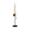ARZARF Entryway Coat Rack Floor-Standing Metal Coat Rack Modern Single Pole Vertical Coat Shelf Bedroom Living Room Corridor Corner Hanger Marble Base Free Standing Coat Rack view 1