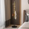ARZARF Entryway Coat Rack Floor-Standing Metal Coat Rack Modern Single Pole Vertical Coat Shelf Bedroom Living Room Corridor Corner Hanger Marble Base Free Standing Coat Rack view 4