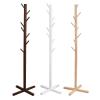 ARZARF Entryway Coat Rack Assembled Wood Hangers Hat Coat Display Floor Standing 8 Hooks Clothes Hanger Bedroom Clothing Organizer Free Standing Coat Rack (Color : 1) view 2