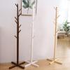 ARZARF Entryway Coat Rack Assembled Wood Hangers Hat Coat Display Floor Standing 8 Hooks Clothes Hanger Bedroom Clothing Organizer Free Standing Coat Rack (Color : 1) view 3