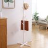 ARZARF Entryway Coat Rack Assembled Wood Hangers Hat Coat Display Floor Standing 8 Hooks Clothes Hanger Bedroom Clothing Organizer Free Standing Coat Rack (Color : 1) view 4