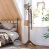 ARZARF Entryway Coat Rack Coat Rack, Wood Coat Stand, Free Standing Hall Coat Tree with 10 Hooks for Coats, Hats, Bags Free Standing Coat Rack view 2