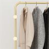 ARZARF Entryway Coat Rack Floor Coat Rack Wrought Iron Bedroom Hallway Hanger Home Dressing Room Floor Coat Racks Simple Hotel Living Room Clothes Rack Free Standing Coat Rack (Color : Black 100cm) view 3