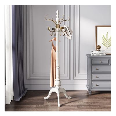 Entryway Coat Rack Floor-standing Heavy-duty Coat Rack Living Room Corridor Corner Hanger Bedroom Single Pole Vertical Coat Shelf, Suitable for Storing Bags Coats Jackets Free Standing Coat Rack ( Col