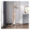 Entryway Coat Rack Floor-standing Heavy-duty Coat Rack Living Room Corridor Corner Hanger Bedroom Single Pole Vertical Coat Shelf, Suitable for Storing Bags Coats Jackets Free Standing Coat Rack ( Col view 1
