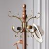 Entryway Coat Rack Floor-standing Heavy-duty Coat Rack Living Room Corridor Corner Hanger Bedroom Single Pole Vertical Coat Shelf, Suitable for Storing Bags Coats Jackets Free Standing Coat Rack ( Col view 3
