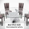 WEBUP 16-40in(40-100cm) Round Tempered Glass Table Top, Round Dining Table Top, Clear Glass Table Cover Protector, 9mm Thick/Smooth/Easy to Clean (Size : 20in/50cm) view 3