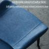 IBOWZ Dining Chair Kitchen Dining Room Furniture Chairs Modern PU Leather Dining Chair Set of 4 with Backrest Soft Padded Seat for Living Room Bedroom Kitchen (Color : Blue) view 4
