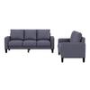 LKTART 2+3 Classic Modern Sofa Solid Wood Legs Sofa Couch with Removable Storage Box for Living Room view 3