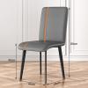 IBOWZ Dining Chair PU Leather Dining Chairs Set of 2,Kitchen Chairs Armless Side Chairs for Dining Room Living Room Bedroom view 2