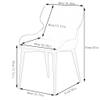 IBOWZ Dining Chair Kitchen Dining Room Furniture Chairs Dining Chairs Set of 6 Water Proof Leather Side Chairs with Carbon Steel Frame,Kitchen Living Room Lounge Counter Chairs (Color : Beige) view 3