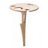 Bcofo Outdoor Folding Wine TableMini Wooden Picnic TableBeach Snack TableFoldable Wine Glass Rack for Sandfor Outdoors,Garden,Party,Travel, BeachCamping view 2