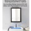 SPXMQSS Bathroom Cabinets with Mirror, Bathroom Mirror Cabinet Single Door Toilet Storage Bathroom Wall Cabinet with Mirror Small Apartment Space Aluminum Alloy Bathroom Locker White,A-50 * 60CM view 3