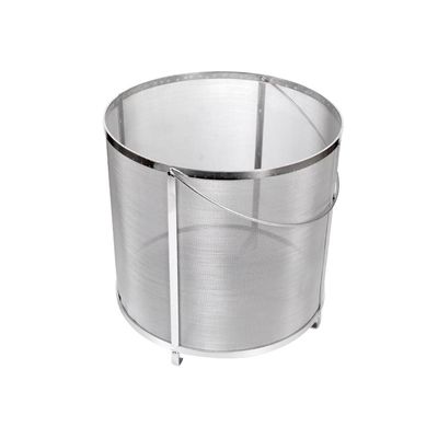 304 Stainless Steel Beer Wine House Filter Bucket, For Jelly Jams Homebrew Barrel Home Brew Filter, Basket Strainer Barware Bar Tools (Size : 200mmX200mm)