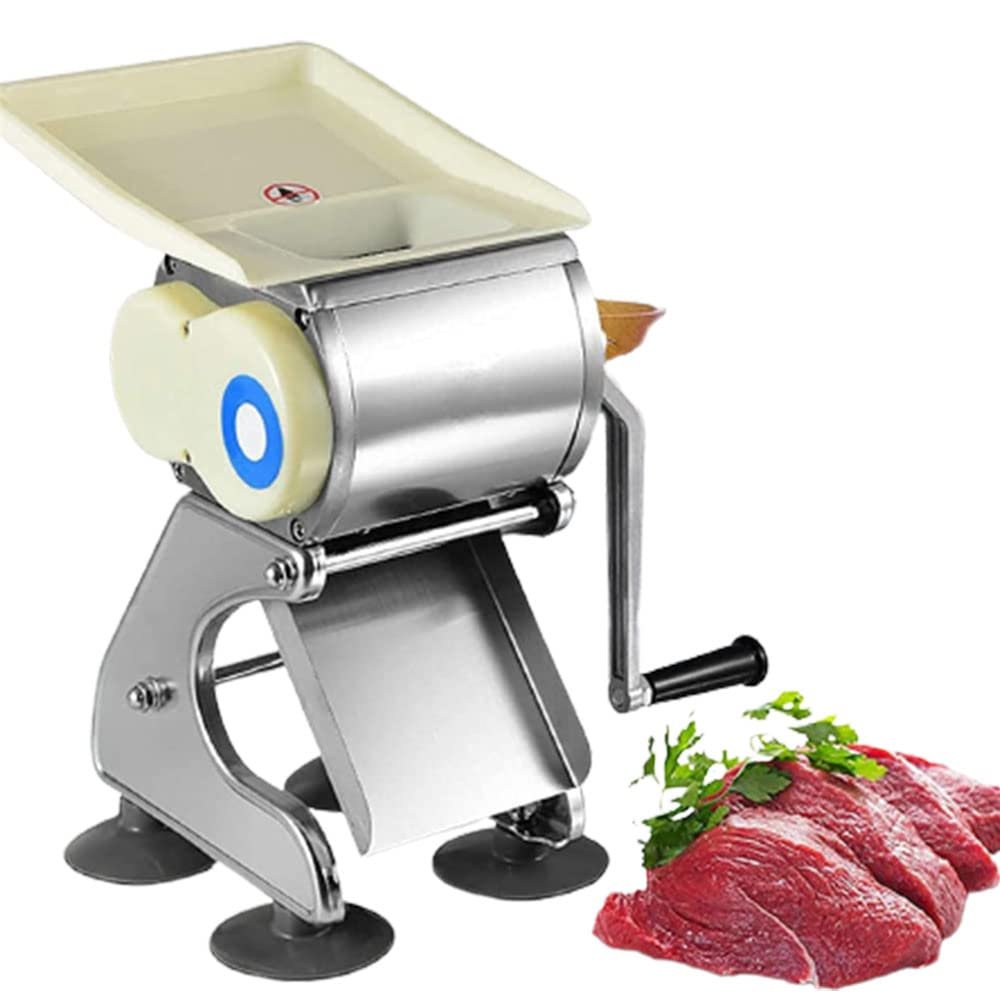 MNSSRN Commercial Meat Slicer, Electric Cooked Food Slicer, Used for Mutton and Beef Hand Slicer