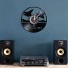 12 Inch Round Wall Clock Aircraft Vinyl Record Clock US Plane Army Jet Art Military Air Force Home Decor Clock Aviation Gift view 3