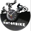 12 Inch Vinyl Record Wall Clock Motocross Vinyl Record Wall Clock Motorbike Sport Home Decor Motorcycle Riders Off Road Dirt Bike Wall Watch Riders Gift view 2