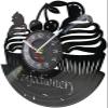12 Inch Vinyl Record Wall Clock Confectionery Business Wall Sign Modern Wall Clock Sweets Cupcake Vinyl Record Wall Clock Bakery Cherry Cake Decorative Clock view 2