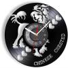 12 Inch Vinyl Record Wall Clock Chinese Crested Dog Modern Design Wall Clock Pet Shop Grooming Puppy Artwork Dogs Breed Vinyl Record Wall Clock Dog Lover Gift view 1