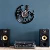12In Wall Clock Silent Non-Ticking Shopaholic Lady Girly Wall Clock Shopping Woman Vinyl Record Wall Clock Beautician Girl Home Decor Modern Design Clock view 3