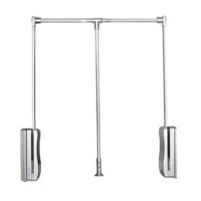 CHALKE Pull-Down Closet Rail, Adjustable Width with Telescopic Handle and Mounting Hardware, Space-Saving Storage System, Load Capacity 20KG (Size : 830-1150mm)