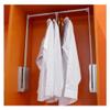 CHALKE Pull-Down Closet Rail, Adjustable Width with Telescopic Handle and Mounting Hardware, Space-Saving Storage System, Load Capacity 20KG (Size : 830-1150mm) view 3