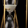 Jayiaine Hourglass Sand Timer 60 Minutes, Sand Clock Sand Watch, Metal Sandglass Timer with White Sand Wedding Home Desk Office Classroom Decor,Brass view 4