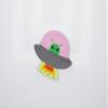 Alien in UFO 266-D880 Cookie Cutter Set view 1