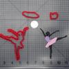 Ballerina 266-G519 Cookie Cutter Set view 2