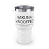 Hakuna Ma'coffee - Ringneck Tumbler, 30oz Yellow 30oz view 2