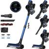 VYKLO V8 Cordless Vacuum Cleaner, Powerful Suction Stick Vacuum, 55Mins Runtime, Wireless Lightweight Handheld Vacuum Cleaner for Home, Hardwood Floor, Carpet, Car, Pet Hair Cleaning (Blue) view 1