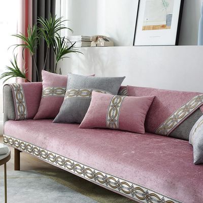 Anti-Slip Slip Cover Backing and Armrest Sold Separately Quilted Furniture Protectors from Cats Dog Pastoralism Style Furniture Cover for Our Sectional Couch,A Bench and A Chair-B 28x83inch(70x210cm)