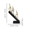 KIZQYN Table Desktop Decor Modern Minimalist Abstract Art Ornaments Ladder Figures Desktop Sculpture Living Room TV Cabinet Home Decorations Statue Ornament view 2
