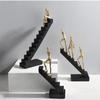 KIZQYN Table Desktop Decor Modern Minimalist Abstract Art Ornaments Ladder Figures Desktop Sculpture Living Room TV Cabinet Home Decorations Statue Ornament view 3