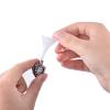BIAIHQIE (40mm*28mm Memorial Urn Souvenir Stainless Steel Funeral Casket Locket Jewelry Dog&Cat Cremation Ashes view 3
